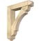Ekena Millwork Olympic Arts and Crafts Rough Sawn Bracket w/ Offset Brace, Douglas Fir, 6"W x 26"D x 30"H BKT0604X26X30OLY03RDF - alternate 1